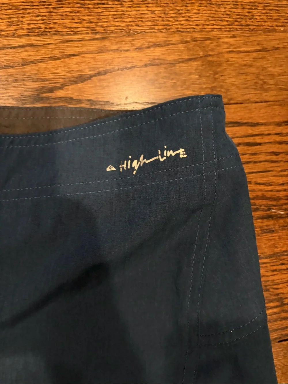 Quiksilver Men's Dark Navy Boardshorts with Black Lace